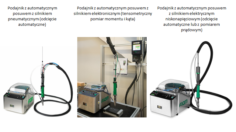 podajnik z automatycznym posuwem